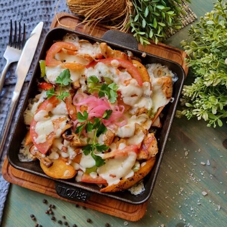 Сковородка с курицей